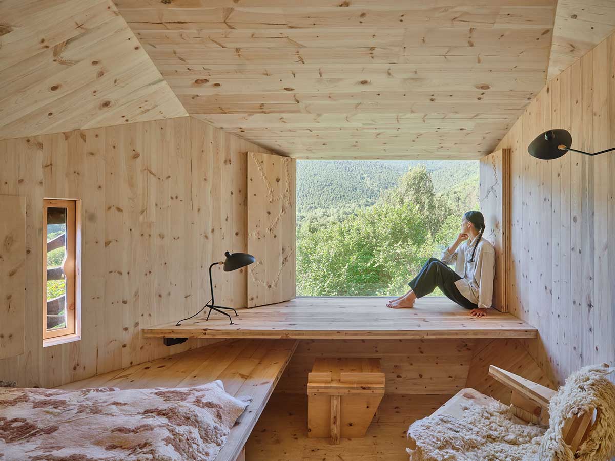 IAAC students built an ecological shelter that helps fight wildfires in the Pyrenees