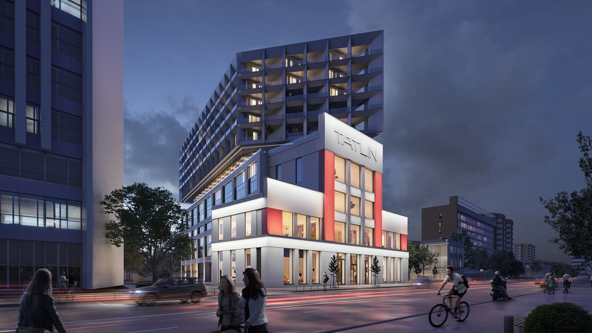 Architects of Invention transforms Moscow's industrial constructivist building with T-shaped plan