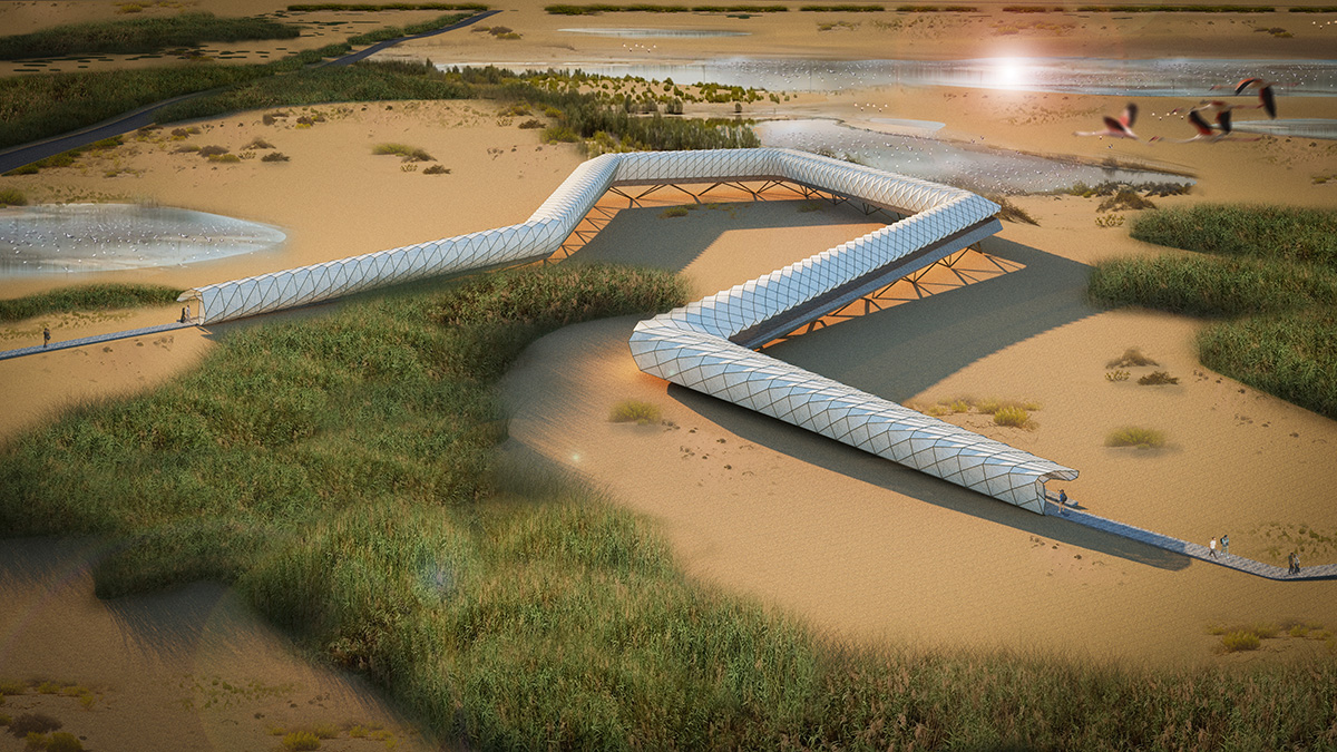 Abu Dhabi Flamingo Observation Tower competition winners announced