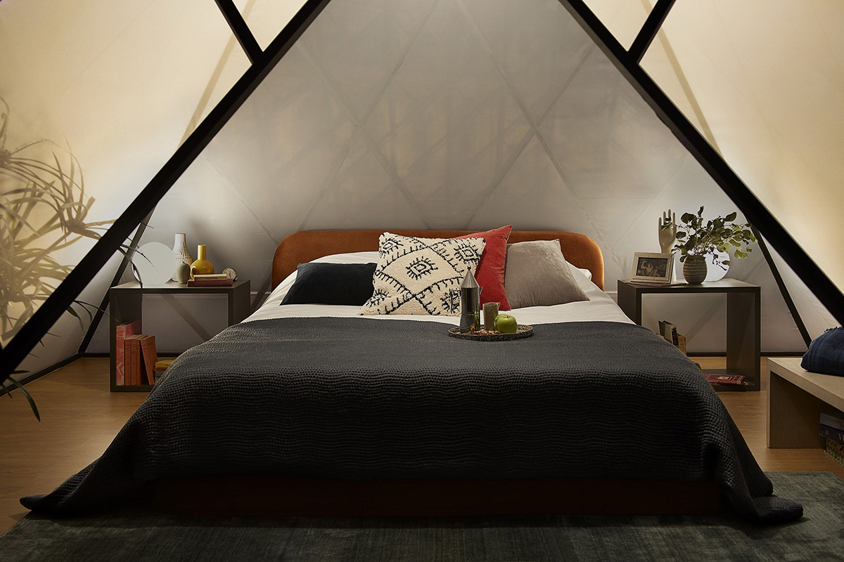Airbnb gives a chance to sleep one night in mini pyramid inside the Louvre's glass pyramid