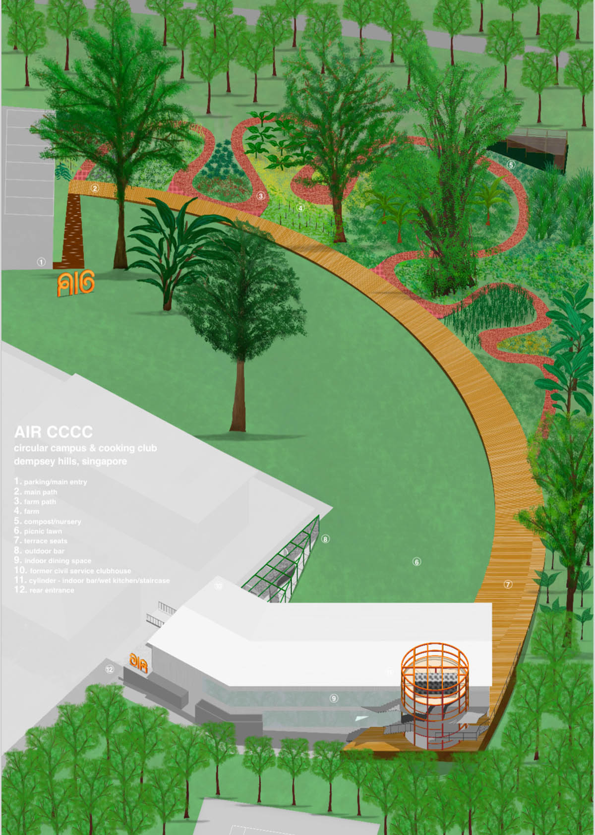 OMA completes AIR Circular Campus and Cooking Club in Singapore
