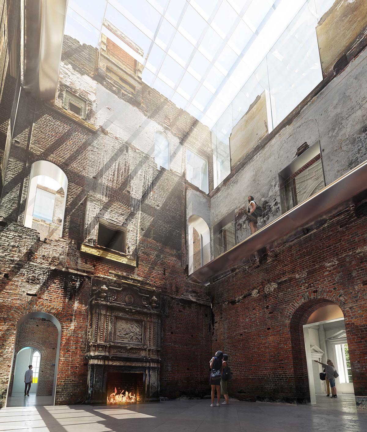 AL_A, DS + R and Sam Jacob Studio among shortlist for restoration and rebuilding of Clandon Park