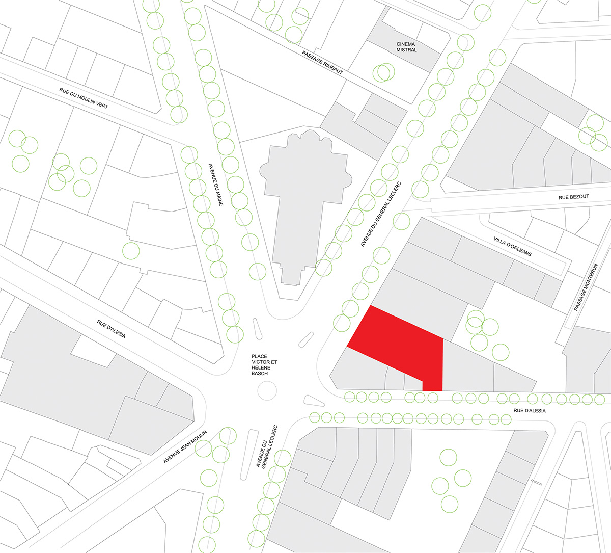 Manuelle Gautrand showcases films on the folded interactive screen for Paris’ historic building