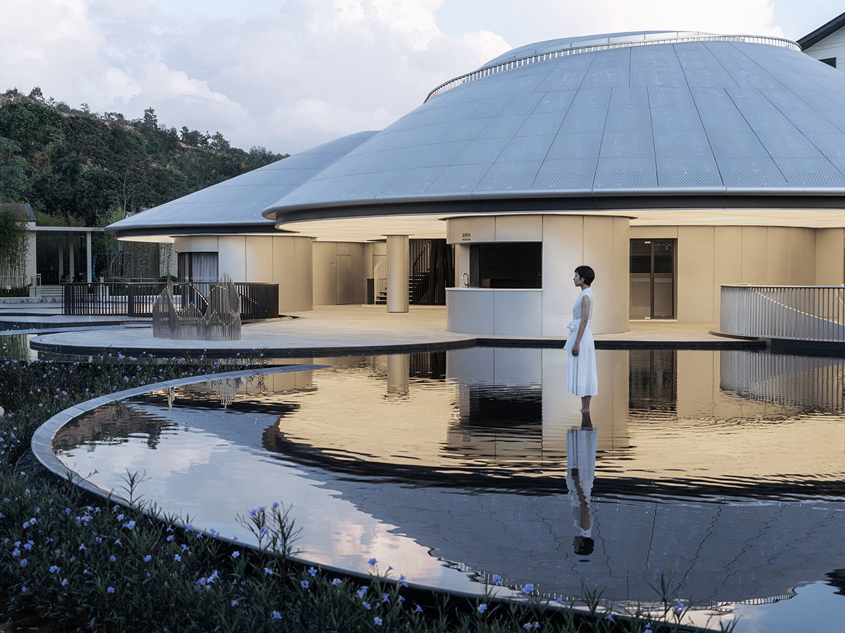 Wutopia Lab creates exhibition center referencing to Taoist and Taiji circles in Guangdong, China