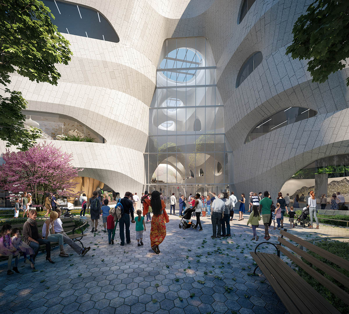 Studio Gang's curvaceous Gilder Center breaks ground in New York