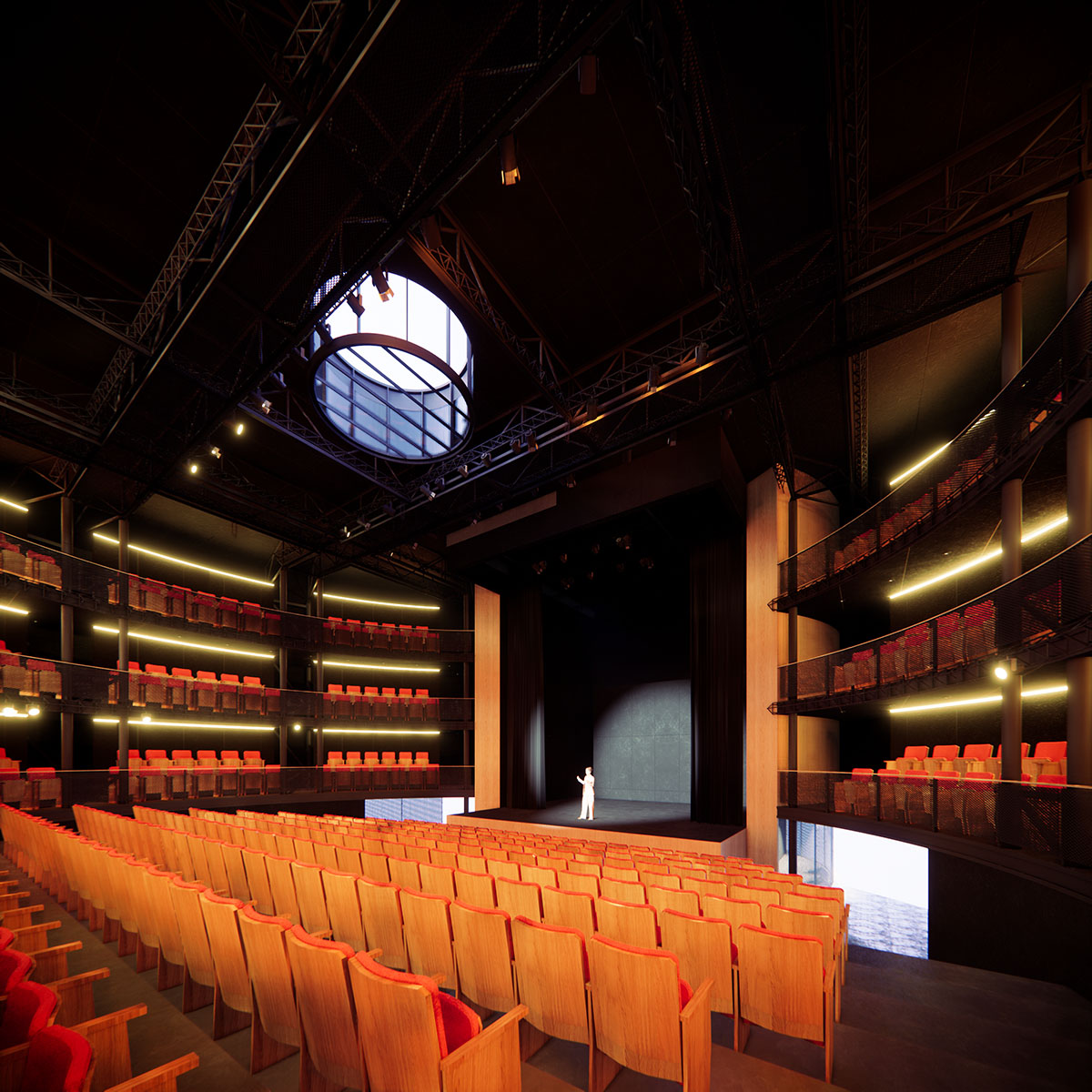 Rhizome wins competition for the renovation of Veliky Novgorod Drama Theatre in Russia