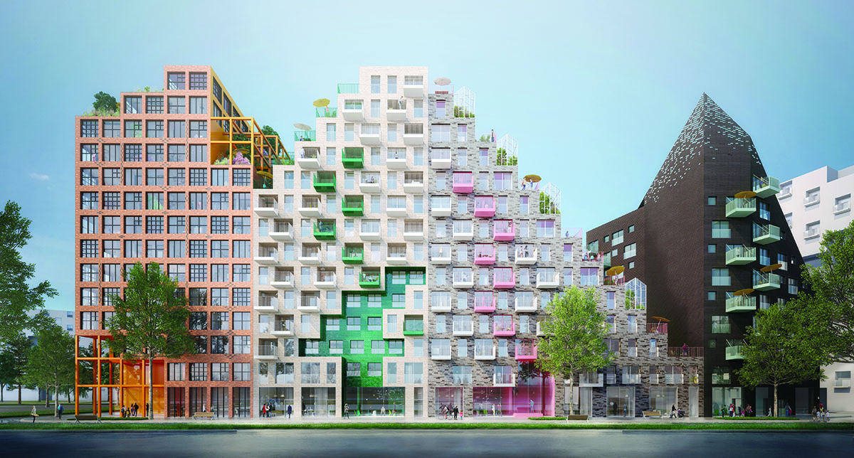 Manuelle Gautrand Architecture designs colourful 