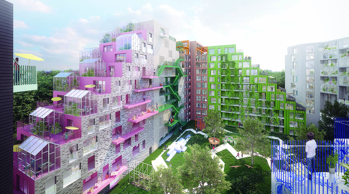 Manuelle Gautrand Architecture designs colourful 