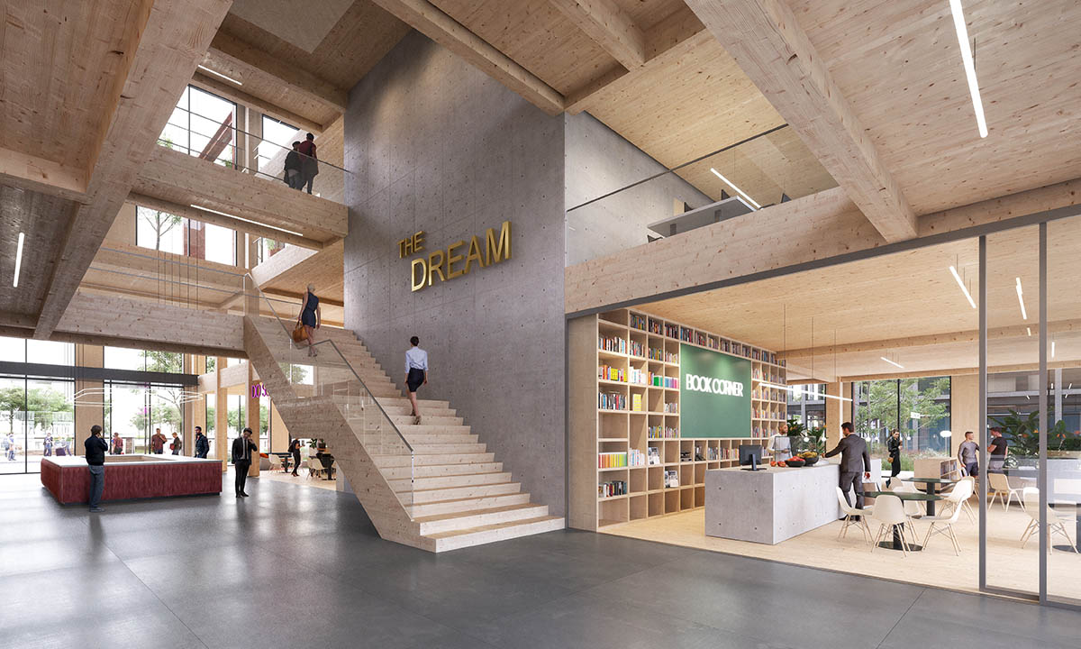 Mecanoo reveals plans for a future-oriented mixed-use Amstel Design District in Amsterdam 