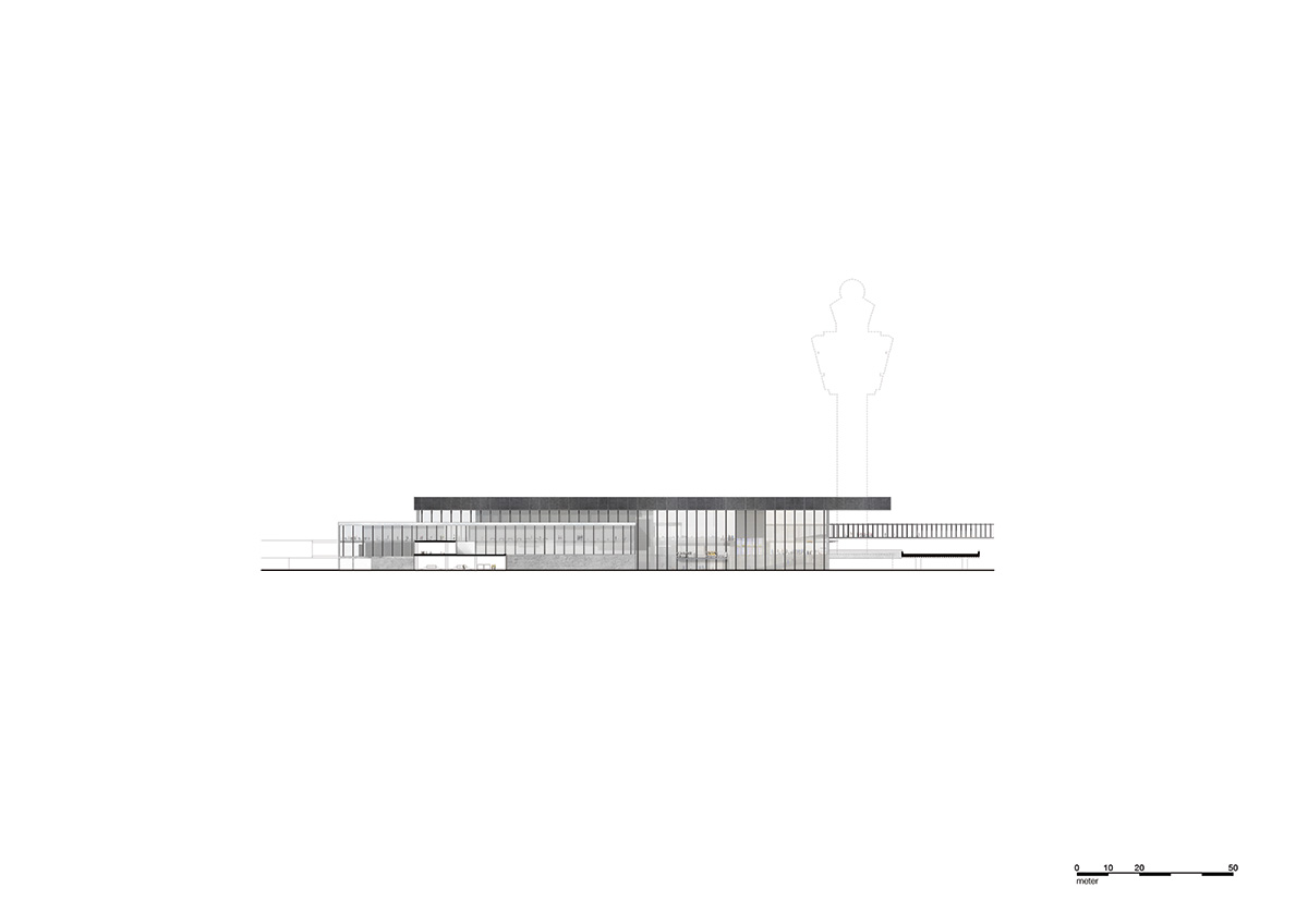 KAAN Architecten unveils images for fully-glazed Amsterdam Airport Schiphol Terminal