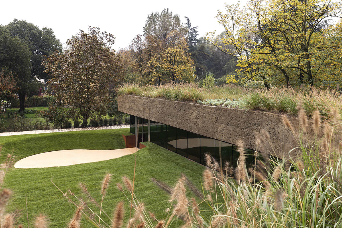 Carlo Ratti Associati reveals earthy, sunken business canteen in Italy’s food valley