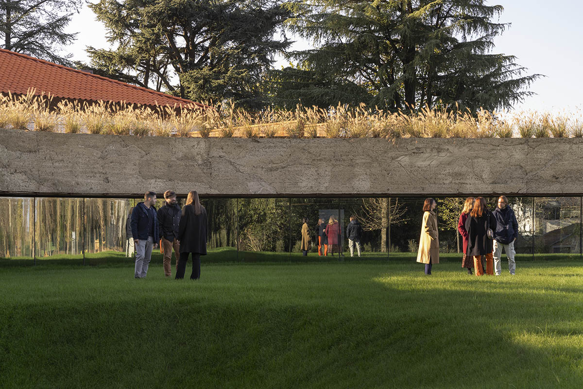 Carlo Ratti Associati reveals earthy, sunken business canteen in Italy’s food valley