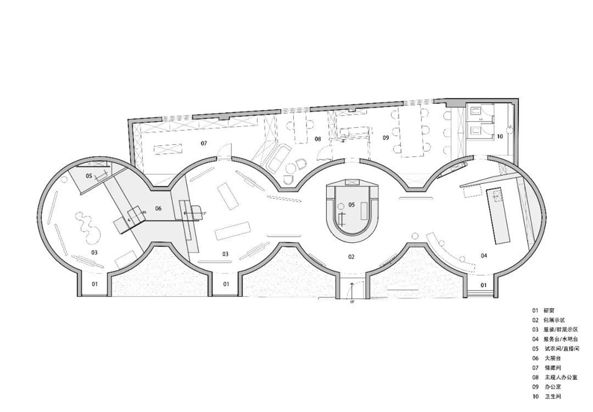 JIANGJIE DESIGN converts cylindrical cement plant into a fashion store in Hangzhou