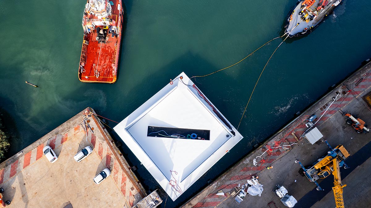 Carlo Ratti Associati-designed AquaPraça launched on 5 September in Venice, on its way to COP30