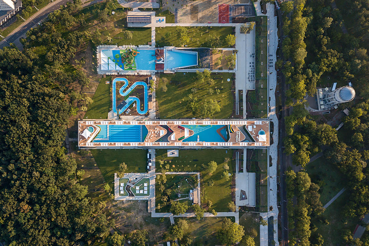 BORD completes aquaticum waterpark in Hungary by combining artistic composition of elements