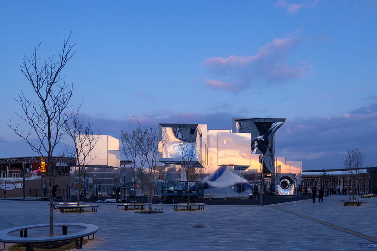 Noiz Architects imagines Osaka Pavilion as a social and living sculpture with mirrored surfaces 