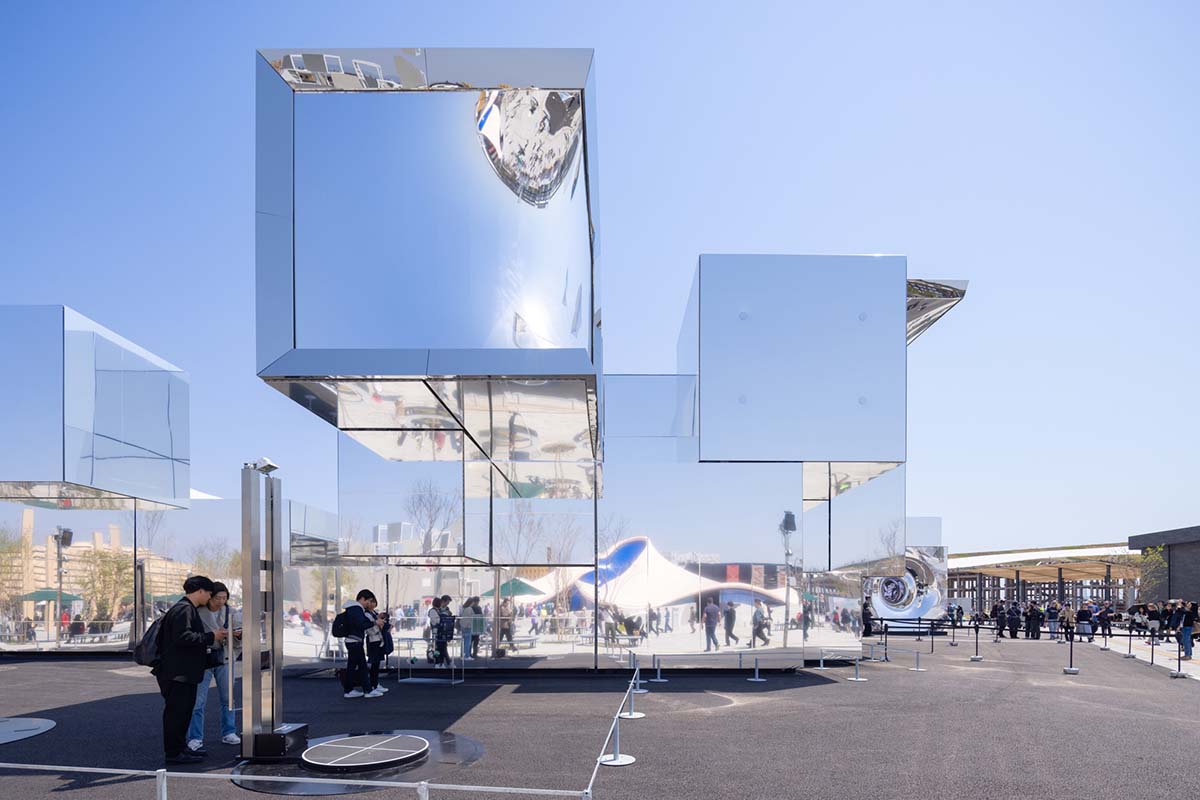 Noiz Architects imagines Osaka Pavilion as a social and living sculpture with mirrored surfaces
