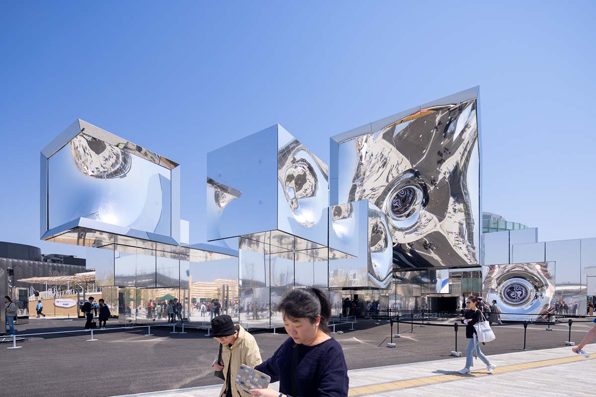 Noiz Architects imagines Osaka Pavilion as a social and living sculpture with mirrored surfaces