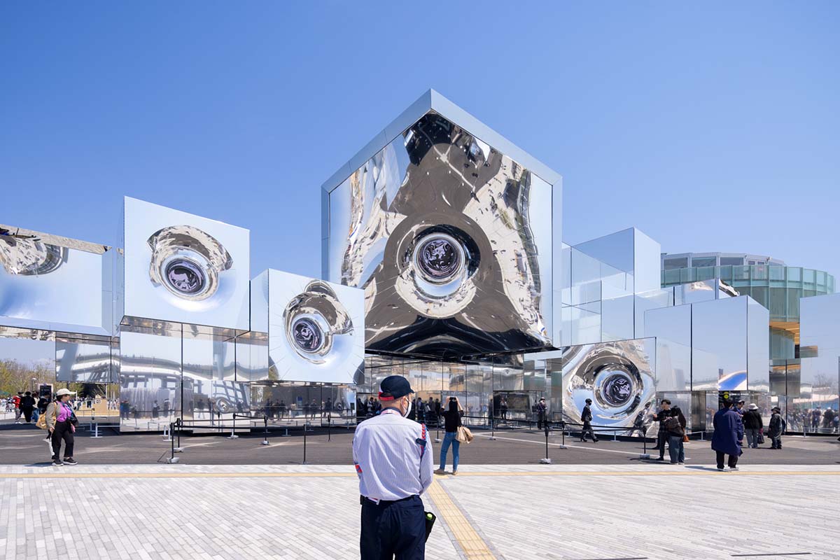 Noiz Architects imagines Osaka Pavilion as a social and living sculpture with mirrored surfaces