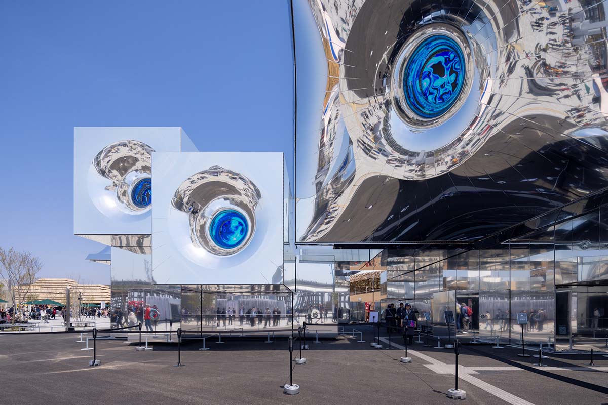 Noiz Architects imagines Osaka Pavilion as a social and living sculpture with mirrored surfaces