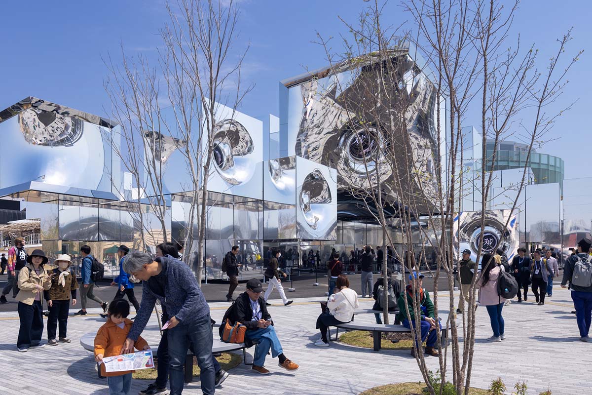 Noiz Architects imagines Osaka Pavilion as a social and living sculpture with mirrored surfaces