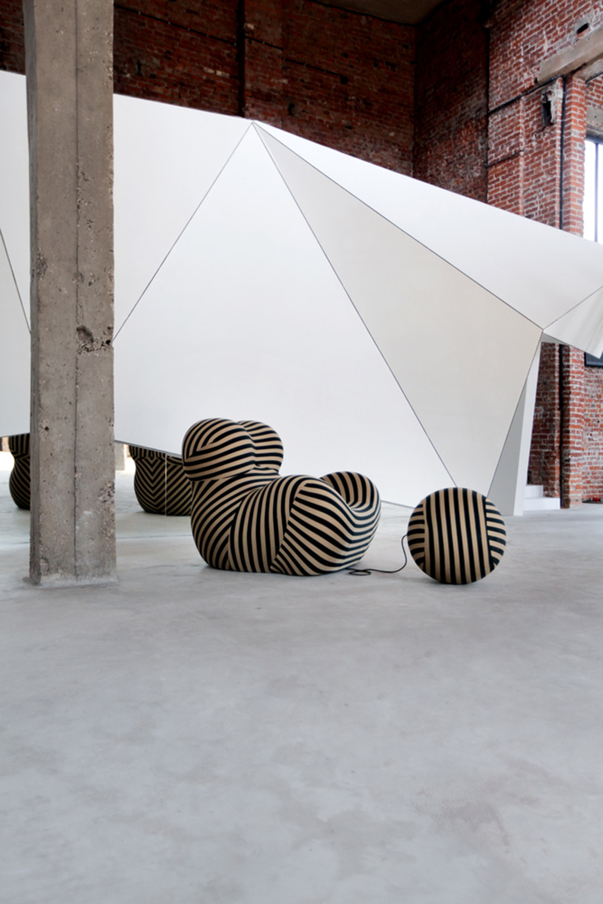 Geometrix Design transforms historic brick building into a large event and public space in Moscow