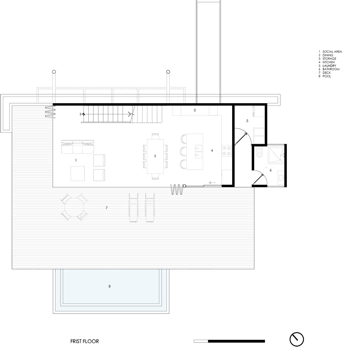 Studio Saxe completes Jungle Frame House with tropical atrium in Costa Rica