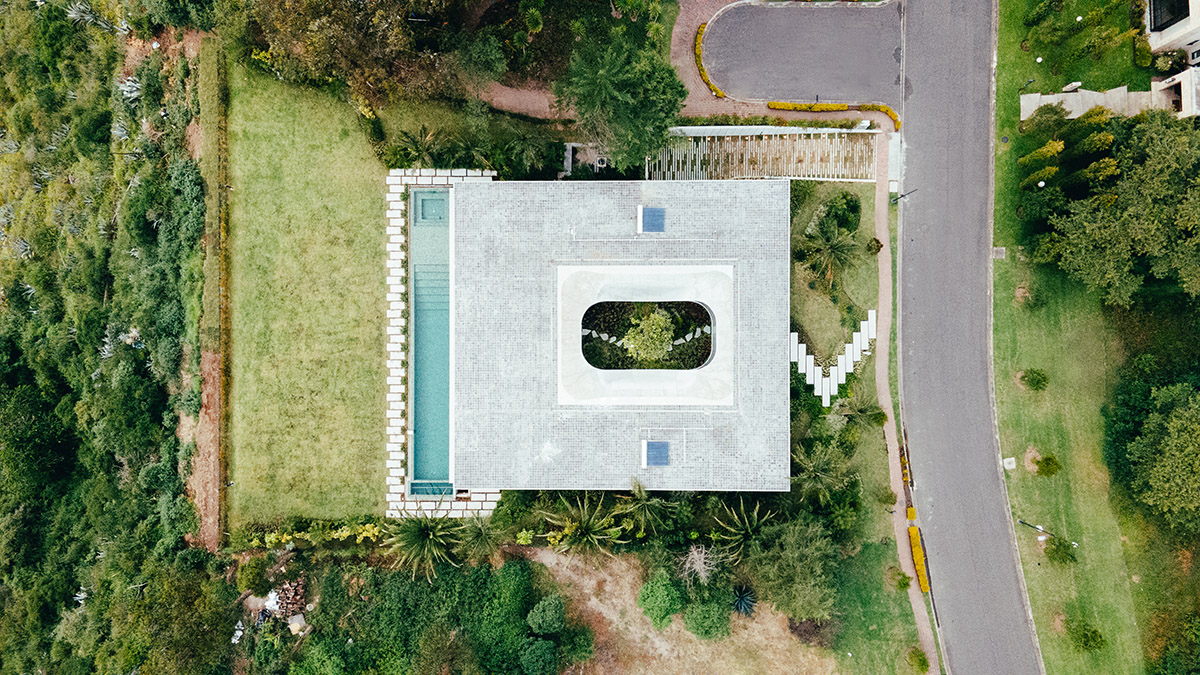 Estudio Felipe Escudero designs Magnolia House around a courtyard and magnolia tree in Ecuador