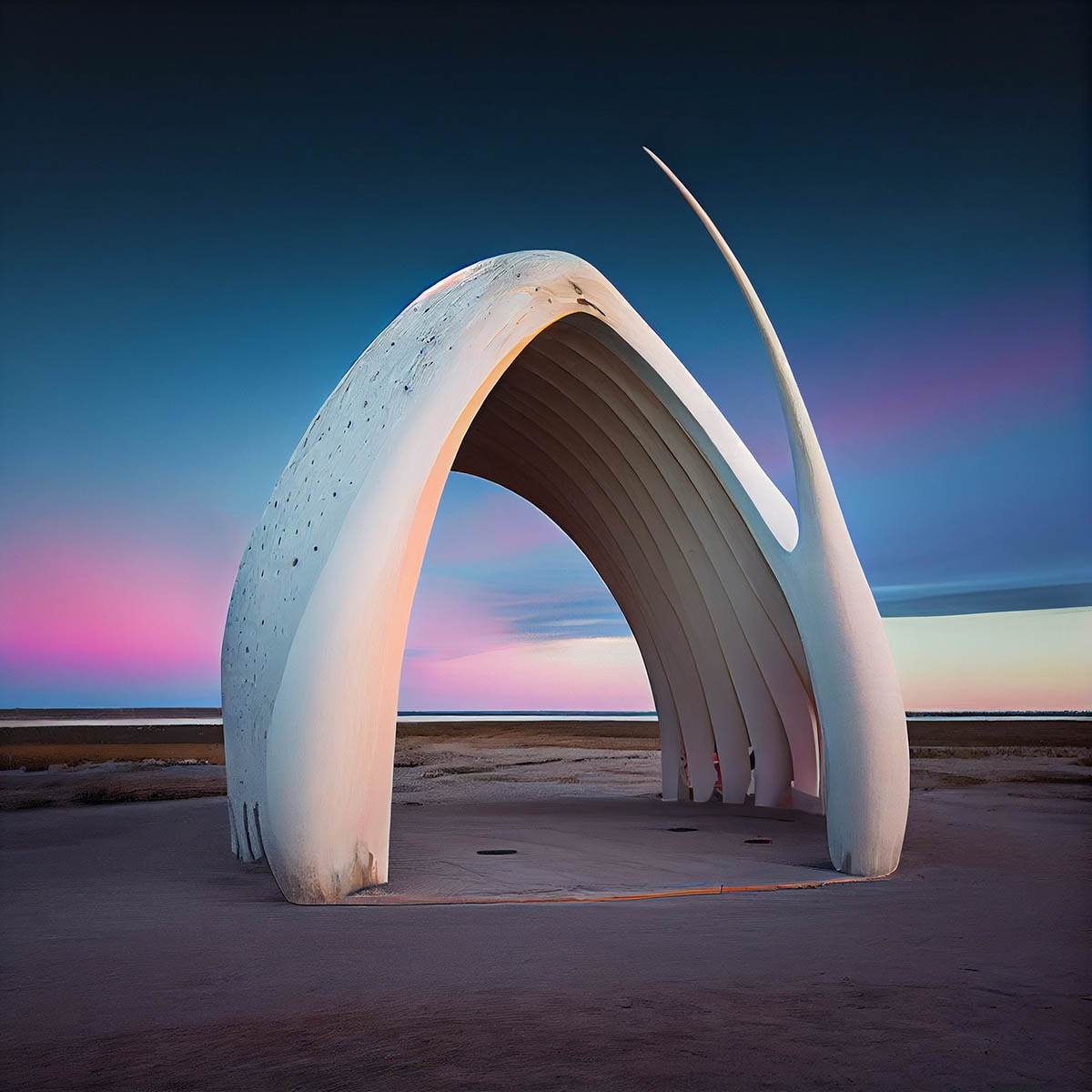 Yongwook Seong reimagines Inuit community's dwellings and cultures with Midjourney 