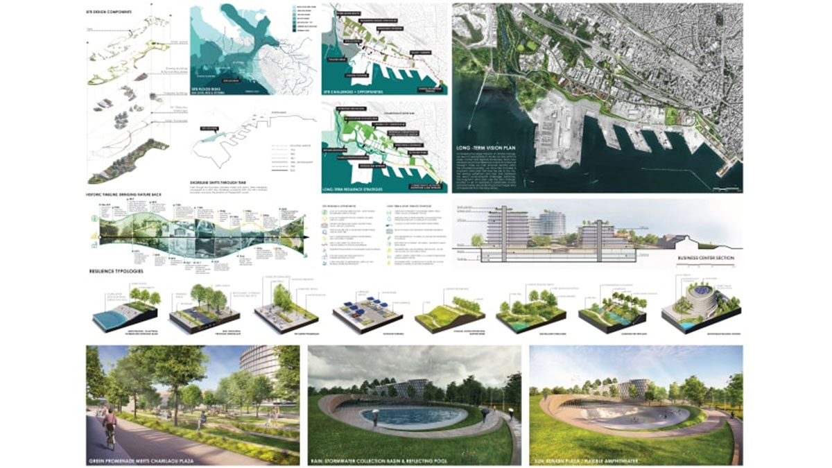 Winners announced for a new central business district ideas competition in Thessaloniki