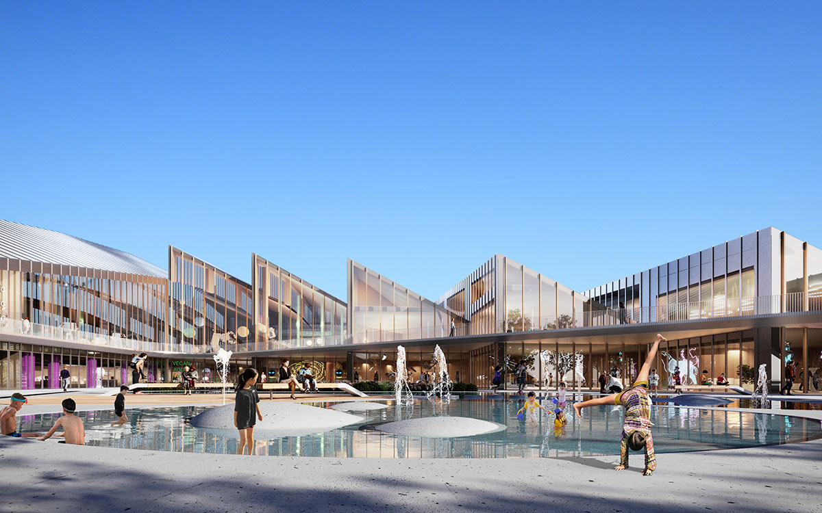 Atelier Entropic designs e-commerce hub with new roof motif in Lithuania