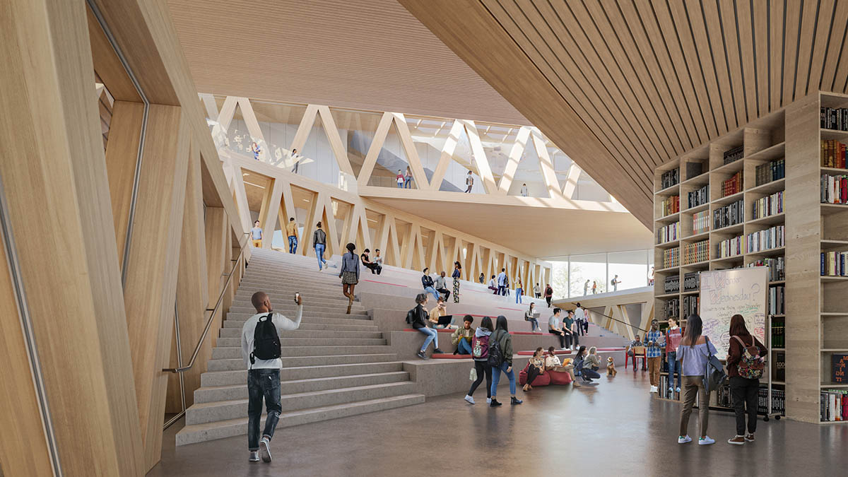 BIG breaks ground on jenga-like Robert Day Sciences Center at California's Claremont McKenna College