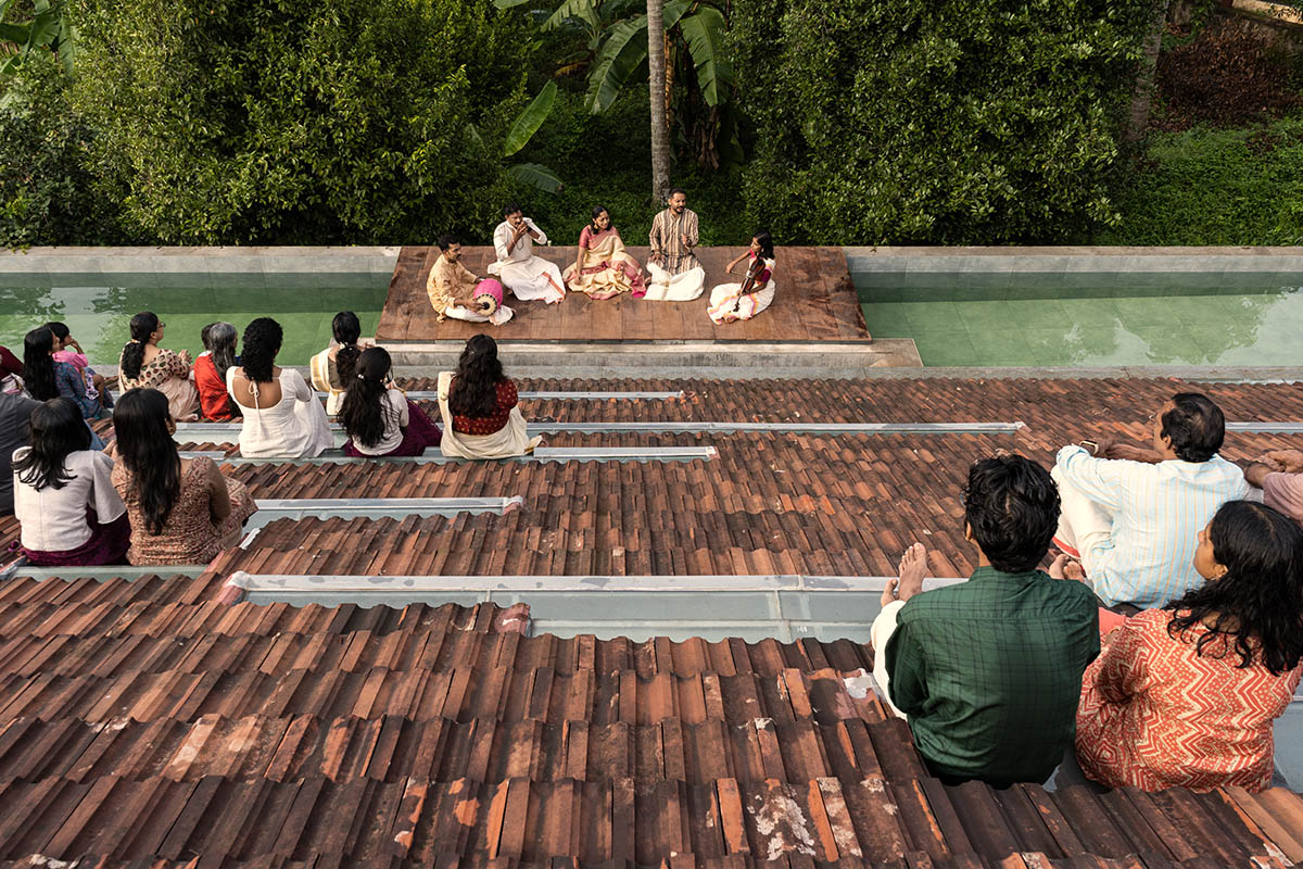 Wallmakers turns Nisarga Art Hub's spacious roof into an open air amphitheatre in Kerala
