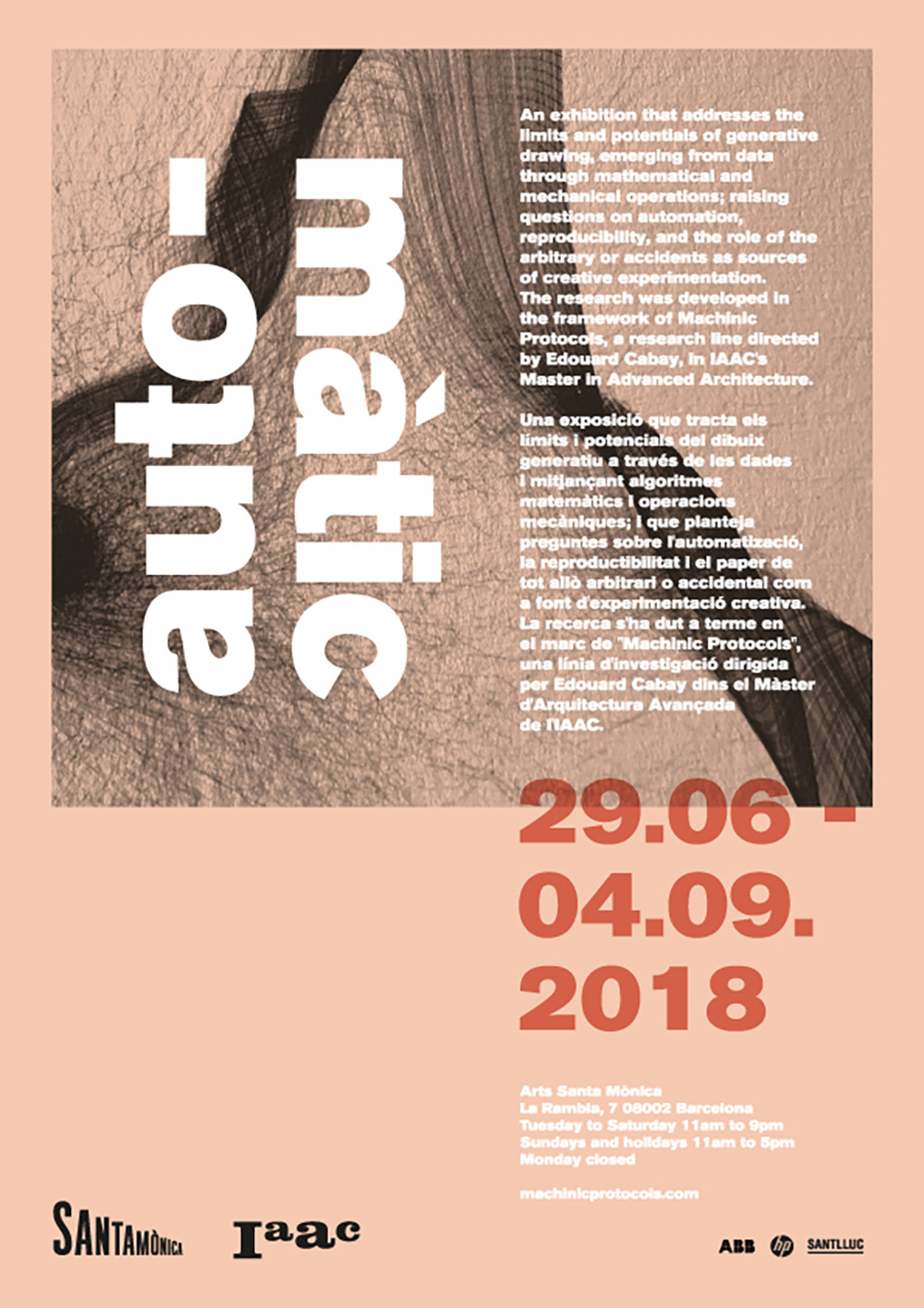 This exhibition combines automation and architecture to explore the potentials of generative drawing