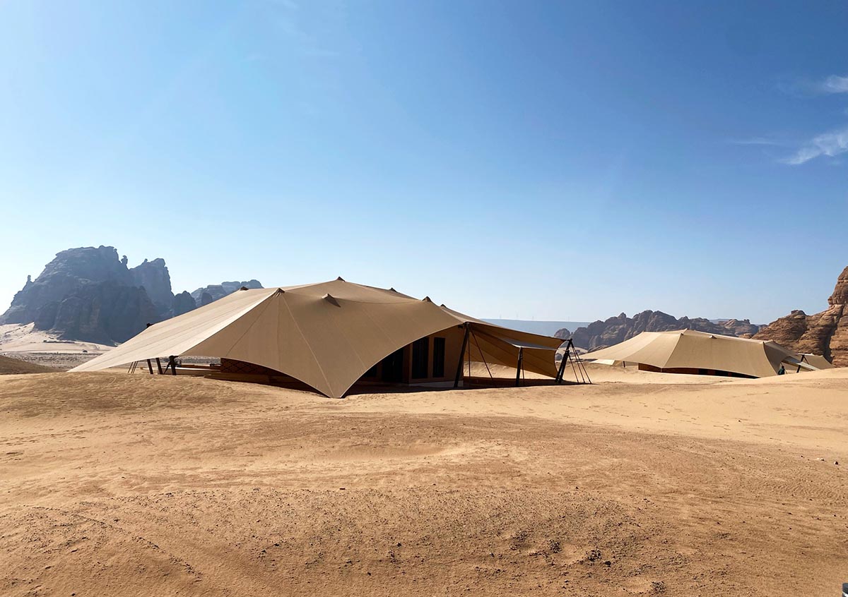 AW² completes resort with tent-like rooms for Banyan Tree AlUla in Saudi Arabia's desert 