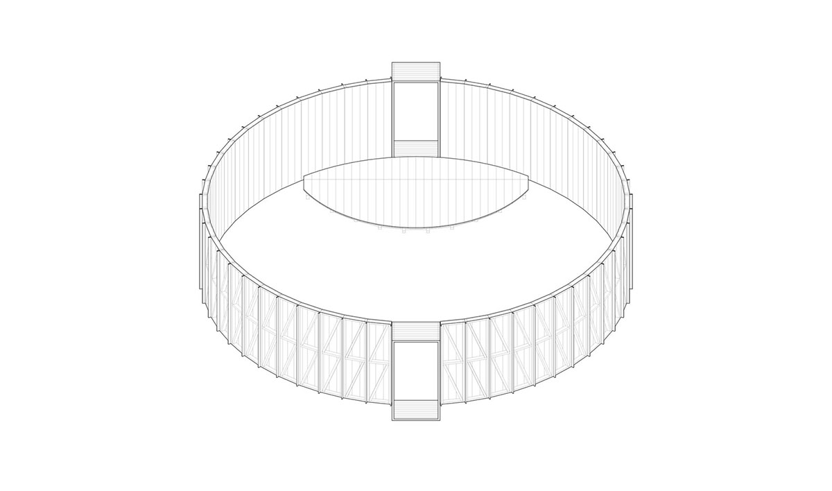 S-AR designs modular wooden pavilions for the 11th Momentum Biennale in Norway