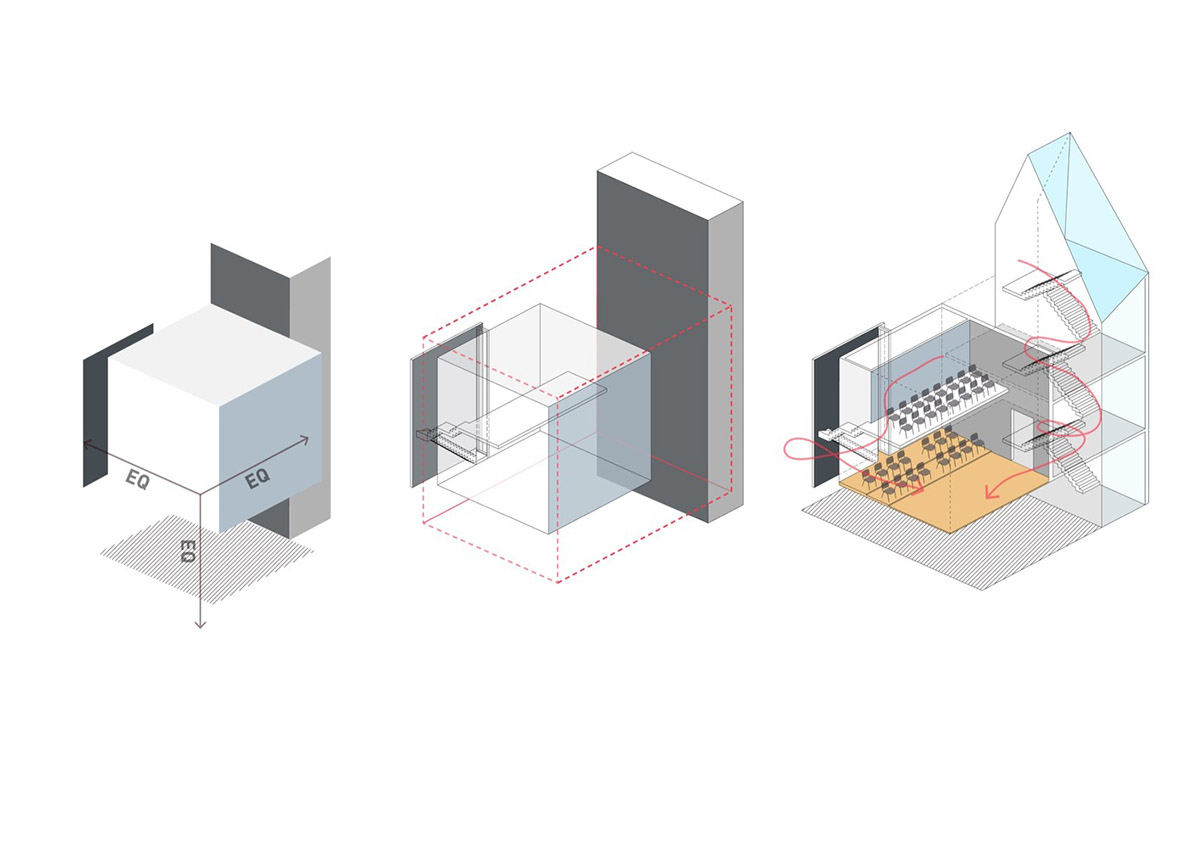 MAYU architects+ adds copper-coloured featherlike screen to main facade of Tung-Men Holiness Church