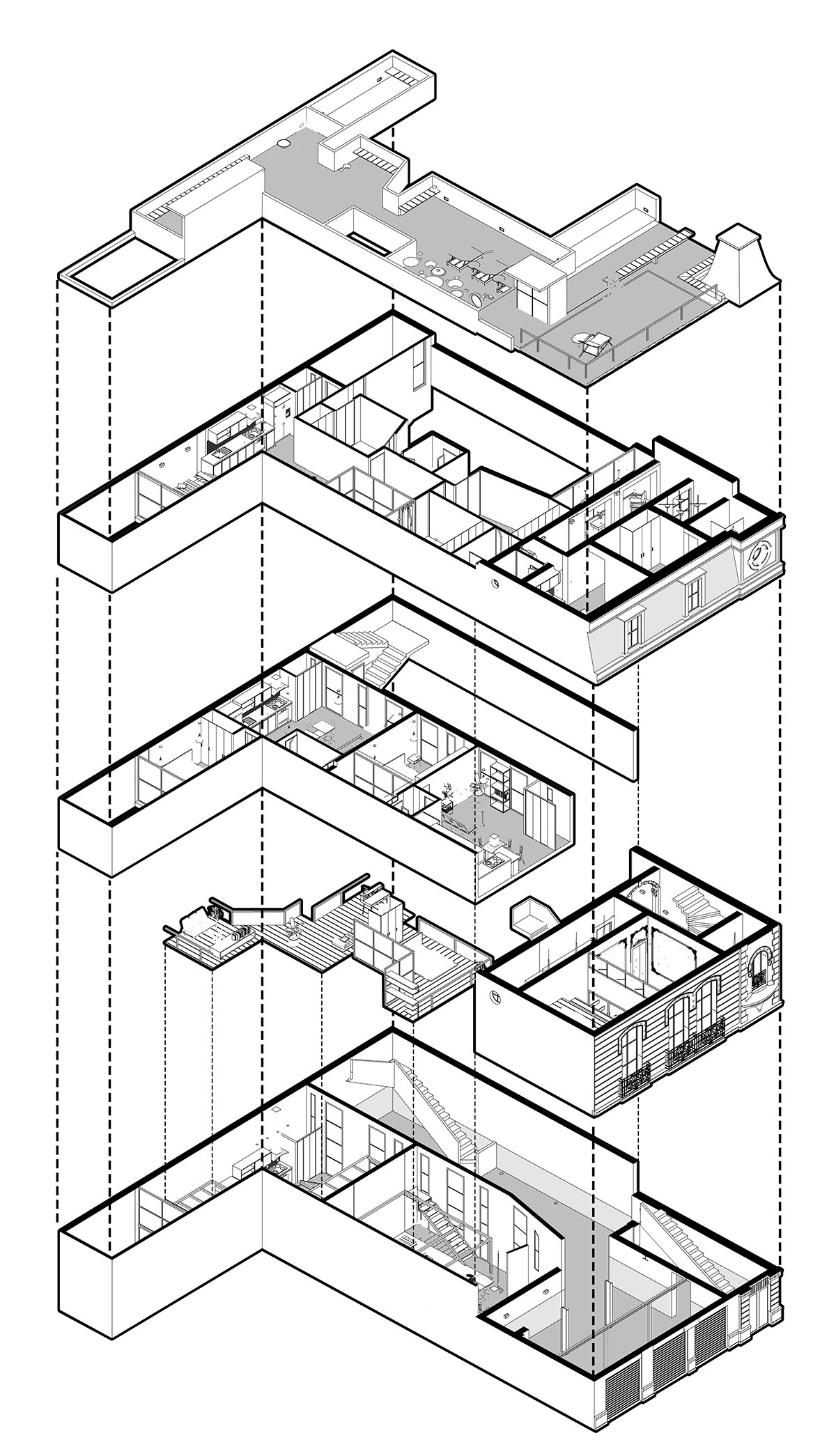 Inca Hernandez renovates old house in Tacuba with multiple artistic and artisanal elements in Mexico