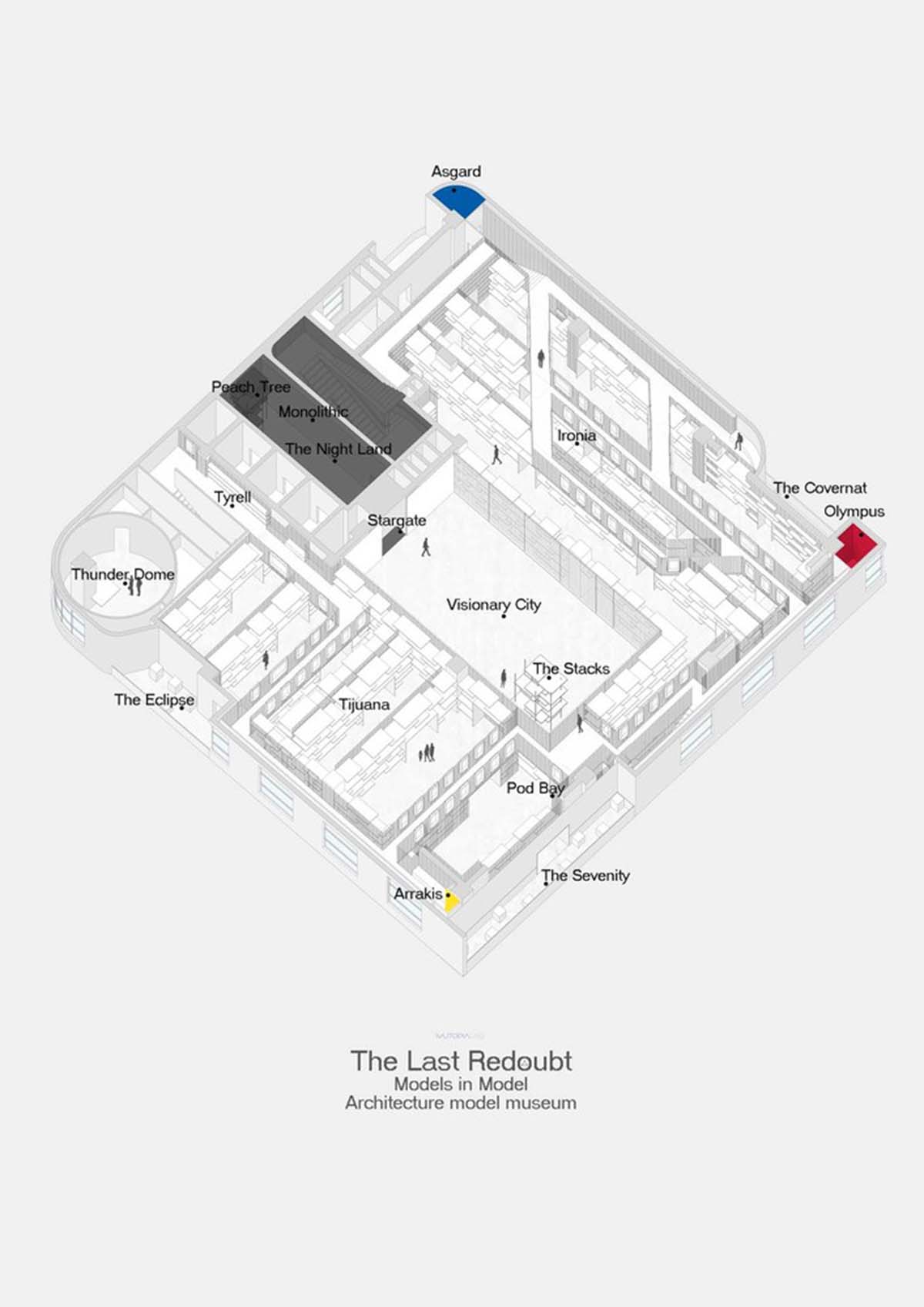 Wutopia Lab designed the first architectural model museum of China with continuous steel pipes