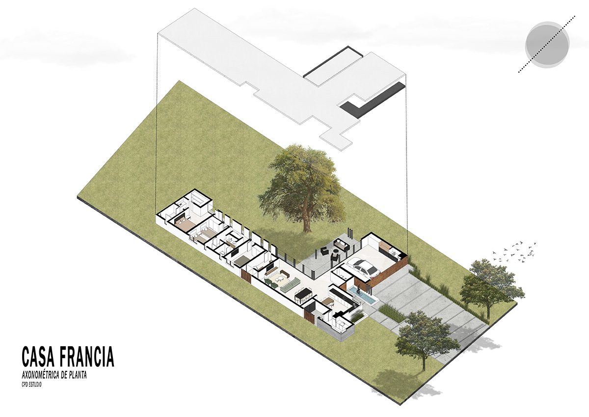 CPD ESTUDIO completes House Francia with corten steel volume in Argentina