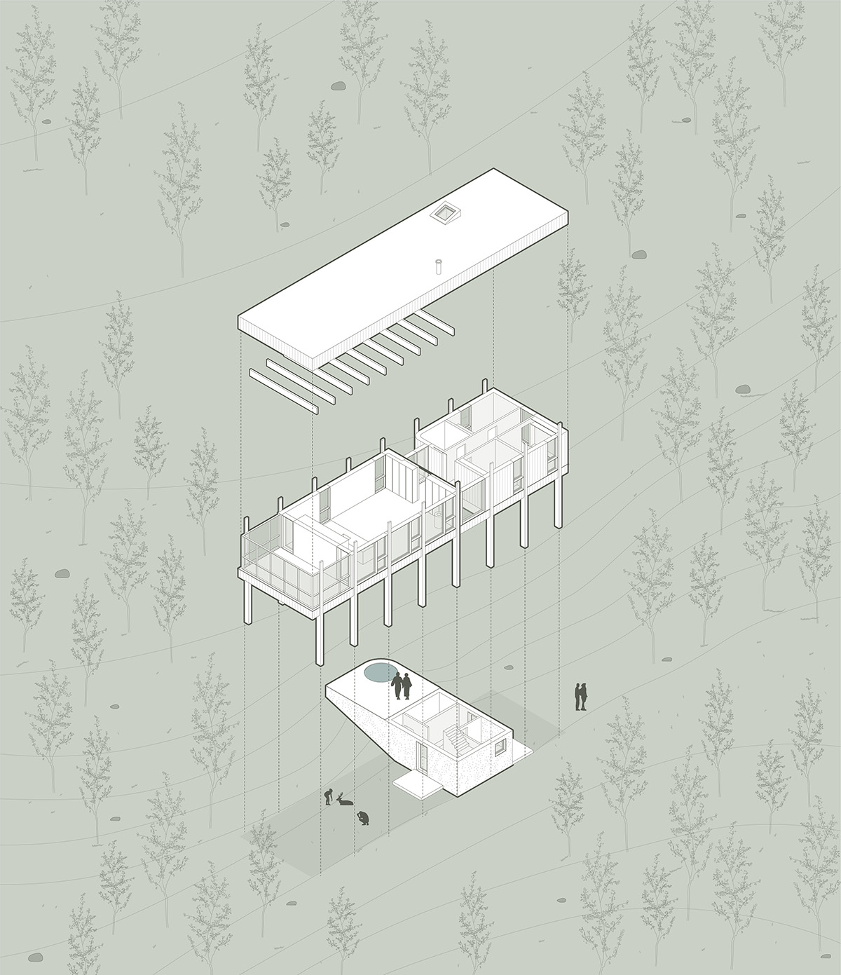 Residence Chez Léon by Quinzhee Architecture evokes the nostalgia of a 