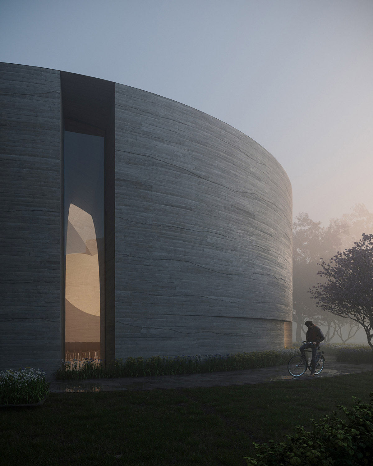 Trahan Architects designs chapel with interconnected circular rooms for Loyola University