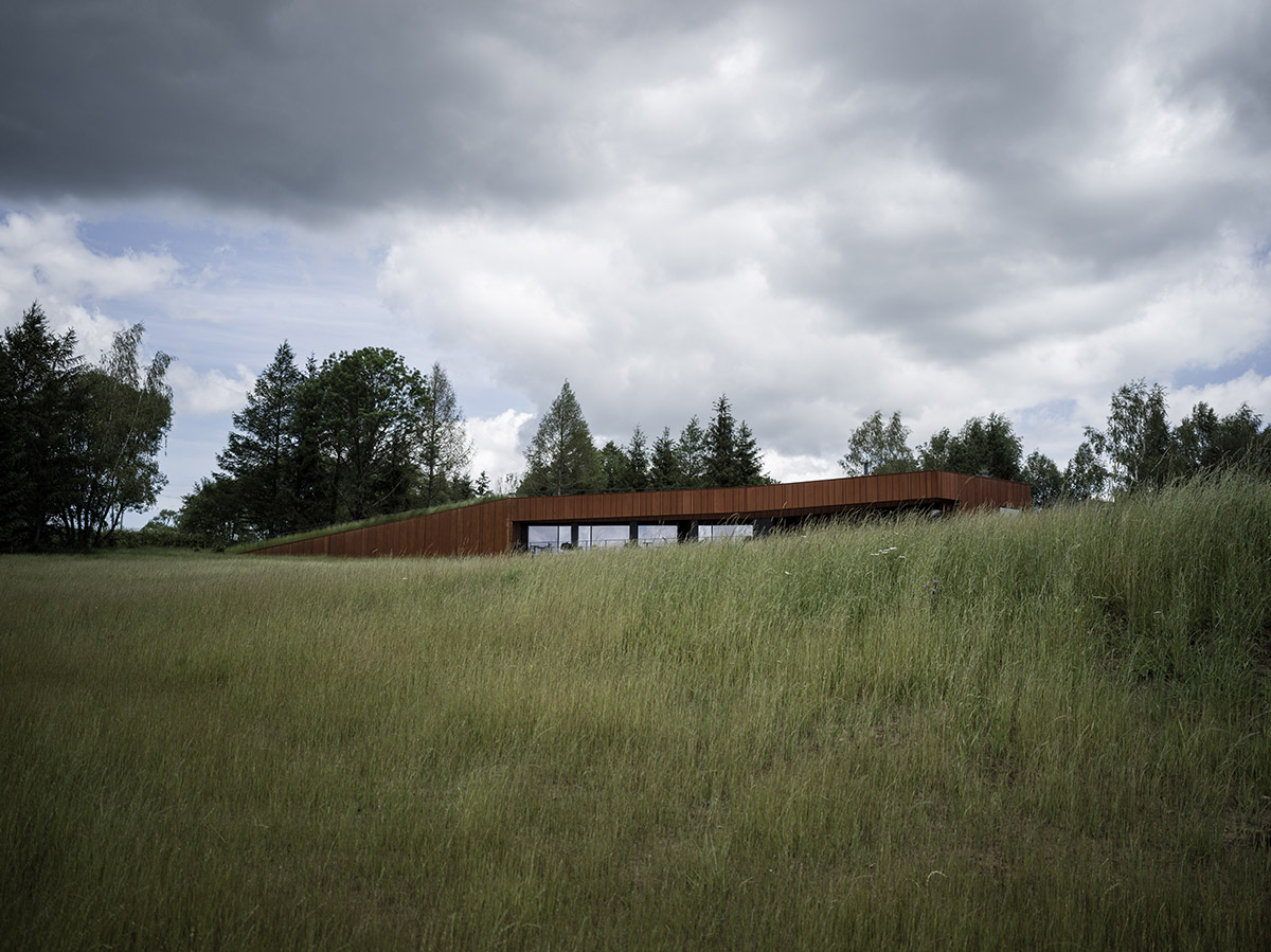 Medusa Group completes corten steel house overlooking the Otryt Mountain in Poland