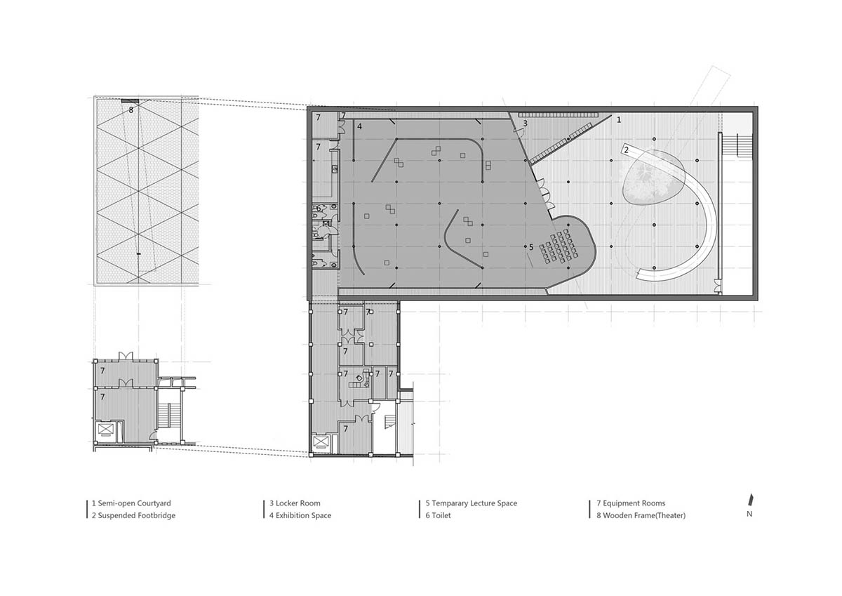Atelier TeamMinus completes Piazza & Art Space activating its own environment in Beijing