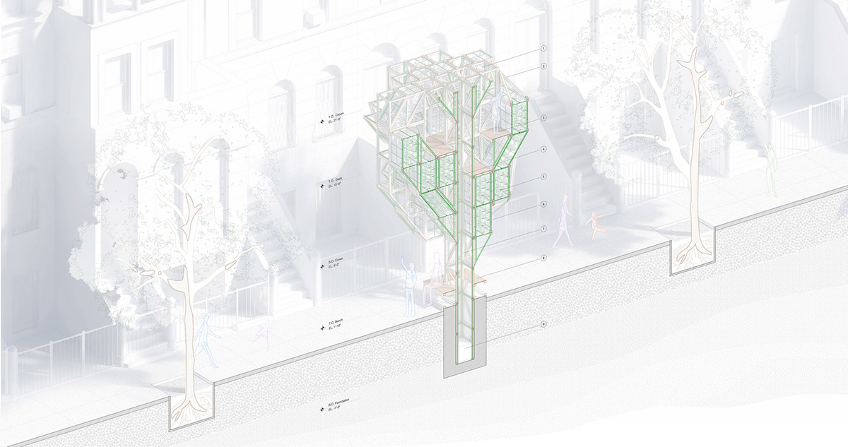 Framlab proposes modular community-based urban farming system in Brooklyn