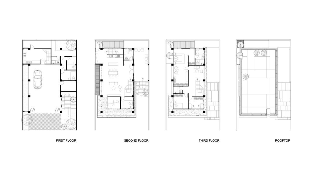 Andyrahman Architect creates different brick motifs for Omah Boto House in Indonesia