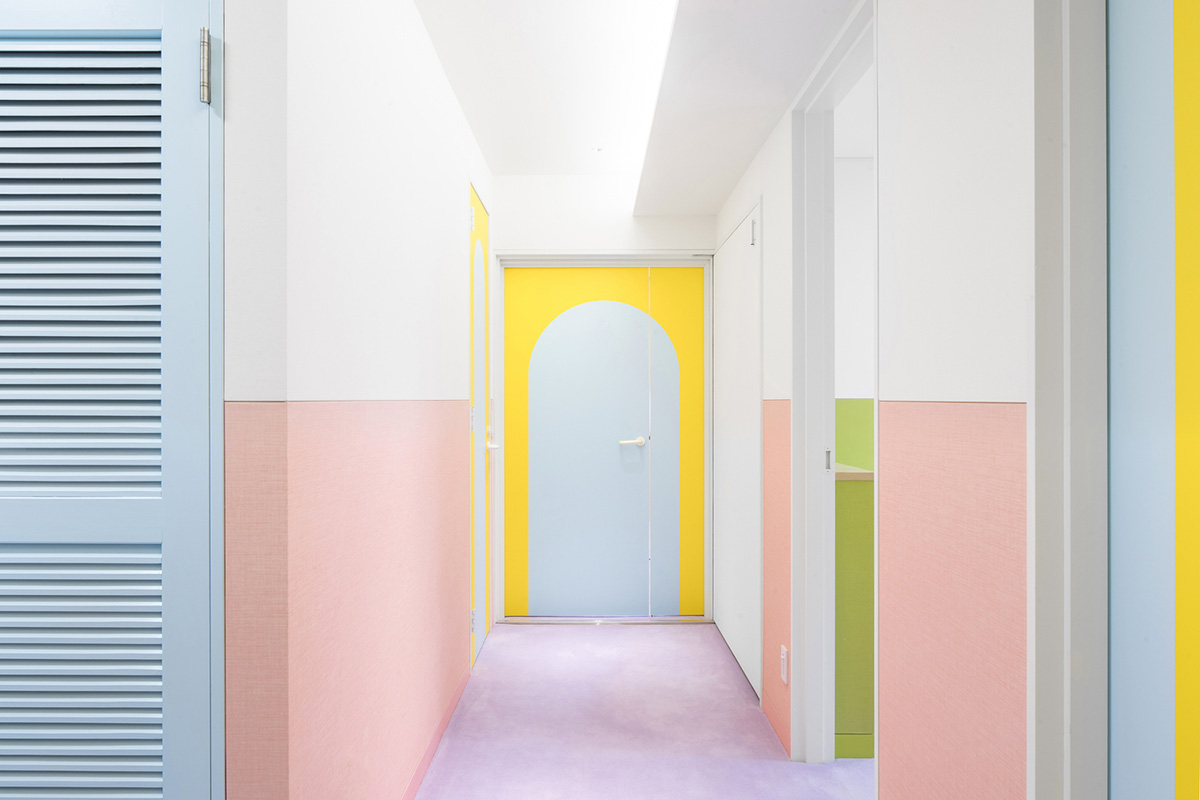Adam Nathaniel Furman creates toy-like apartment interior from a palette of pastel colours in Tokyo