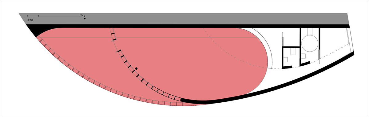 Carquero Arquitectura completes fully pink colored municipal toy library in Granada