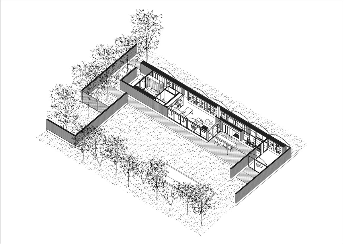 BAAG's Rodney House features light vaults that form living units in Buenos Aires, Argentina