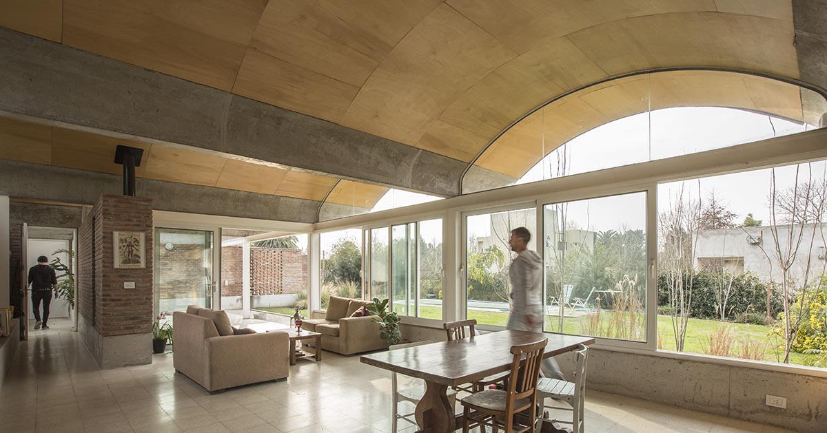 BAAG's Rodney House features light vaults that form living units in Buenos Aires, Argentina